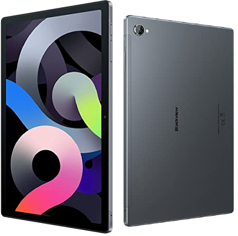 Blackview Tab 15 PRO 10.5'' FHD+ Display Android 12 Tablet, 14GB+256GB (1TB Extend) 7,3 mm Dünn&8280mAh Akku, Widevine L1, Dual SIM 4G LTE+WiFi, 13MP+8MP Kamera, Quad Box Stereo Lautsprecher, Grau