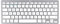 Trust Teclado Bluetooth 24907 Plateado Portugués