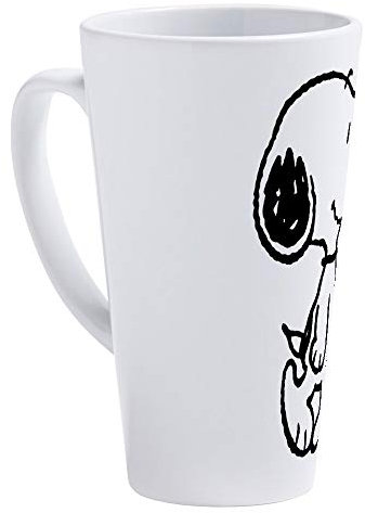 BAAROO Peanuts Snoopy - Tazza per latte macchiato