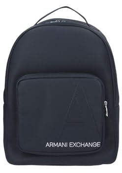 A | X ARMANI EXCHANGE Herren Limited Edition A Line Logo Rucksack, Blu Navy, Einheitsgröße, Blau, Marineblau, Einheitsgröße, Limited Edition a Line Logo Rucksack