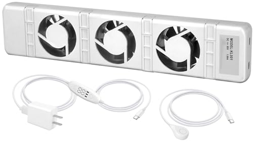 URPIZY Heizkörper Ventilator 3.0 Heizungsventilator - Langlebiger Heizkörperverstärker Intelligenter Heizkörperverstärker Erhöhen die Effizienz der Heizung und Sparen Energie(Mono-Set)