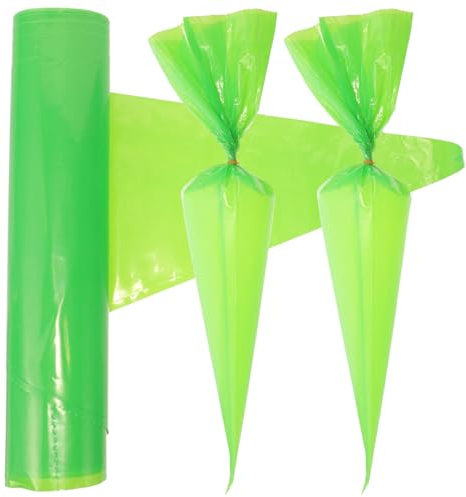 50pcs Tile Grout Masonry Bags Grout Bags Heavy Duty Vinyl Piping Cement Bags Sealer Bag Piping Bag for Tile Installation Green