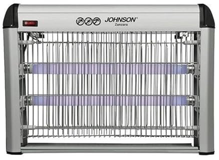 ZANZARIERA ELETTRICA FULMINA INSETTI MOSCHE E ZANZARE  JOHNSON  2 X 10 WATT