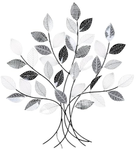 Modernes Kunstwerk Metall Baum Blatt Wand Kunst Dekor Eisen Wand Skulpturen Wandbehang Home Dekoration Kunstwerke Wand Kunst Dekor Wandschmuck Dekorationen