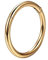 AMDXD 1er Edelstahl Piercing Nostril Stecker, 1.6mm Hoop 1.6X10MM Nasenring Doppelt Gold, Ohr Piercing Köperschmuck für Frauen