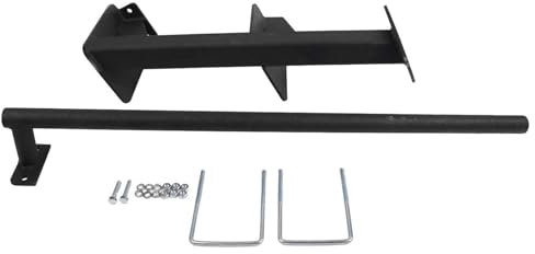TARSHYRY Boat Trailer Dual Step, Trailer Step Universal Fit for Boat Trailer, Stainless Steel Paint Universal Trailer Tongue Step for Bass Boats Handle Black