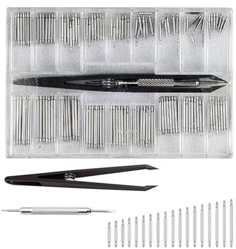 Watch Strap Pins -144pcs Stainless Steel Watch Band Link Pins, Watch Spring Bars for Watch Repair, Band Replacement - Durable, Rust-Resistant, Easy to Use