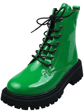 WKAYsIV Stivaletti Moto Donna Stivali Invernali Scarpe da Lacci Anfibi Strass Stivaletto Estivo 42 25.99