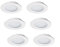 ANYPOWK Lot de 6 lumières LED 12 V pour camping-car, remorque, bateau, Blanc chaud 2800K, 300 lumens, 3 W, basse tension, mini lampe encastrée à intensité variable, blanche