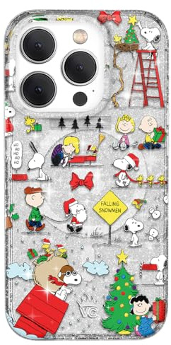 VELVET CAVIAR Snoopy Handyhülle für iPhone 15 Pro – kompatibel mit MagSafe – 3 m Falltest getestet – Snoopy Christmas