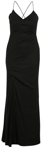 Vera Mont Damen Abendkleid im Glitzer-Look 34, Schwarz
