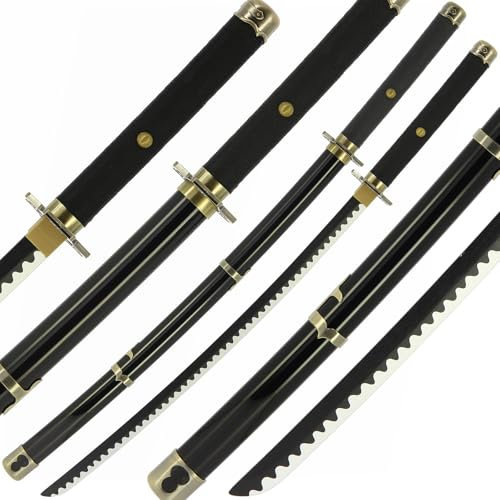 Bamboo Handmade Anime Katana – 100cm Wooden Blunt Sword Prop with Sheath – Safe Cosplay Demon Slay Inspired Replica Toy for Collectors & Roleplay (Yobashiri - Snow Walk)