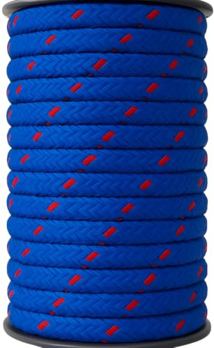 Polypropylenseil 2 –16mm - 25–100 m - Seil - Outdoor - Flechtleine - Campingseil - Leine - Schnur - Kunststoffseil - Reißfest - Allzweckseil für Festmacher - Boot - Geflochtenes Seil (80, 4mm)