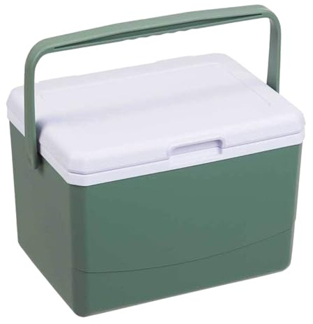 Hard Cooler Lunch Box, 5L Large Capacity Insulated Portable Cooler with Handle, Leak-Proof Lunch Boxes for Camping, Picnic, Beach