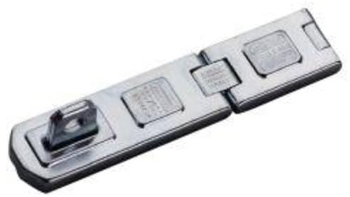 ABUS Doppelgelenk-Überfalle 100/100 - für Vorhängeschloss, Stahl | Für aufschlagende Türen & Ecklösungen – Sicherheitslevel 4 – Stahl, gehärtet – 160 x 35 mm, Öse 11 mm