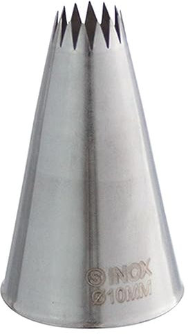 Douille étoile fine dentelée diamètre 14 mm inox