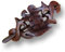 ISLAND PIERCINGS Haarspange Handarbeit aus Holz HS23: 10,5 cm, 1 Stück, Frauen, Casual mit floralem Muster