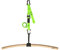 eaglefit - Premium Klimmzugstange aus Holz für Outdoor & Zuhause (wetterfest, 100 cm) Klimmzug Stange ergonomisch gebogen für Decke, Balken, Garten, Baum - Pull-Up Bar verstellbar zum Einhängen (grün)