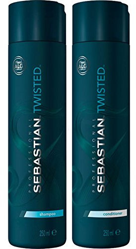 Sebastian Twisted Elastic Set - Cleanser Shampoo 250ml + Detangler Conditioner 250ml