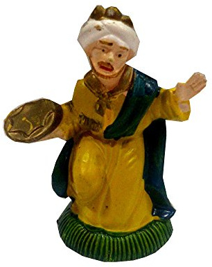 Statuin König Mai für Krippe
