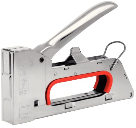 Rapid R153 Handtacker für Typ 53 Feindrahtklammern 4–8 mm | Holz,Stoffe & Textilien; Typ 53, 4-8 mm; robuste Stahlkonstruktion; rückschlagfrei; ergonomischer Griff; einfaches Ladesystem