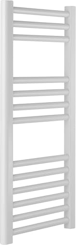 Greenedhouse Scaldasalviette Milano bianco dritto, larghezza 300 mm x altezza 800 mm, riscaldamento centralizzato piatto