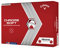 Callaway Golf Chrome Soft Golfbälle (Serie 2022), Truvis Red