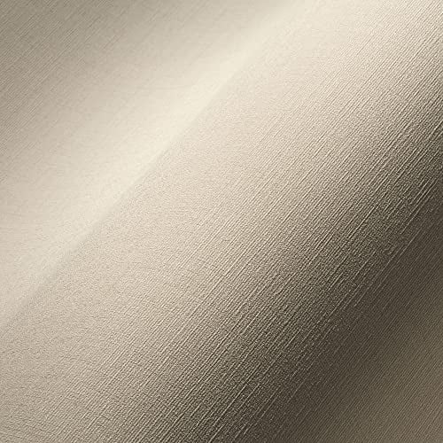Livingwalls A.S. Création My Home My Spa Tapete Wohnzimmer Beige Uni Cremeweiß 387123 Vliestapete Küche 10,05x0,53m Made in Germany, 10,05m x 0,53m