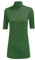 Ladies Polo Roll Neck Jumper 3/4 Sleeves Top Womens Turtle Neck Top Shirt 8-26 (Bottle Green, 8-10)