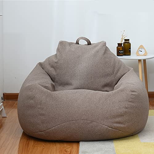 Highdi Puff Pera sin Relleno Gigante 100x120cm, XXL Puff Gamer para Exteriores y Salon Interiores, Polialgodón Grande Bean Bags para Adultos o Decoracion Juvenil, Niños, Infantil