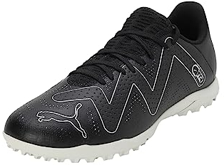 PUMA Herren Future Play Tt Fussballschuh, Schwarz Silber, 45 EU
