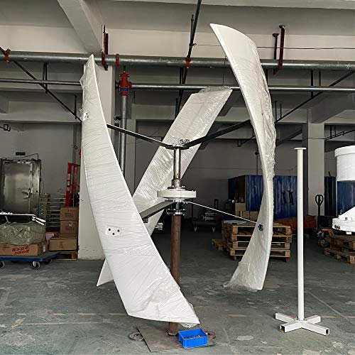 800W 1000W 2000W Vertical Wind Turbine 24V 48V 96V AXIS Permanent Maglev Wind Generator Free Power Energy Windmill (96V White, 1000W)
