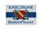 U24 Aufnäher Karlsruhe Badenpower Fahne Flagge Aufbügler Patch 9 x 6 cm