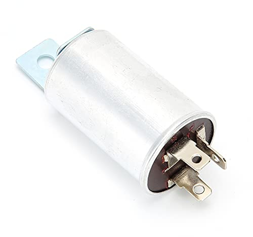 12V Blinker Relais, Blinkgeber Traktor 3-polige Auto Blinkerrelais Auto Blinker Relais Autoteile 502096 für Fahrzeug Lastunabhängiges Blinkgergeber Blinkrelais