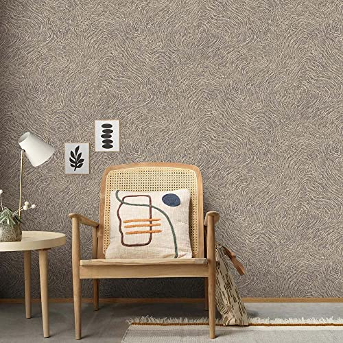Erismann Vliestapete Taupe Gold Metallic Abstrakt Linienmuster 10303-37 Focus
