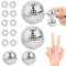 4 Skills Igelball Massage 10 Akupressur Ring Finger Magnetische Akupressurkugeln Igelball Skills ring akupressurringe Skills Borderline Set Igelbälle Massageringe für Stress Relief