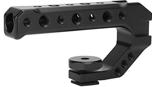 Uurig R005 Universal Handgriff Kameragriff mit Kaltschuhhalterung 1 4'' 3 8'' Löcher Anderes Aufnahmezubehör