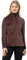 Jack Wolfskin Parete Rossa FZ W Giacca in Pile, Marrone Scuro, XXL Donna