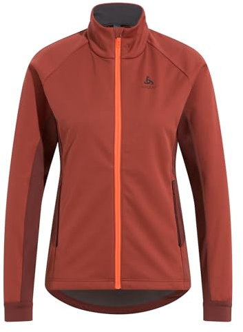 Odlo Damen Langlauf Jacke BRENSHOLMEN, cinnabar - spiced apple, M