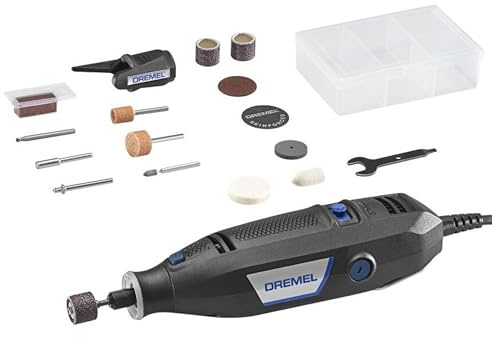 Dremel 3100-1/15 Variable Speed Rotary Tool Kit- 1 Attachment and 15 Accessories, Ideal for a Variety of Crafting and DIY Projects- Cutting, Sanding, Grinding, Polishing, Drilling, and Engraving