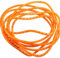 Spiralschutz 6mm 10mm Spiral Wire Wrapping Bands Organizer Cable Sleeve Winding Pipe Line Tube Protection Cord Sheath Bundle Management Hose wickelt Kabel(Orange Color,6mm ID 5 Meter)