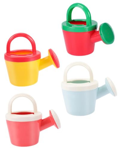 TOYANDONA 4 Piezas Regaderas de plástico Juguetes niño Toys kiddikutter Jardin jueguetes Juguetes Mini regadera Juguetes para niños pequeños niños regaderas para bañarse el plastico