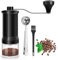 Suprbee Moulin à Café Manuel, Broyeur en Céramique Réglable, Broyeur Cafe Grain, Facile à Nettoyer, Pas De Rouille, Facile à Nettoyer avec Pelle à Café et Brosse de Nettoyage, Capacité de 25 grammes