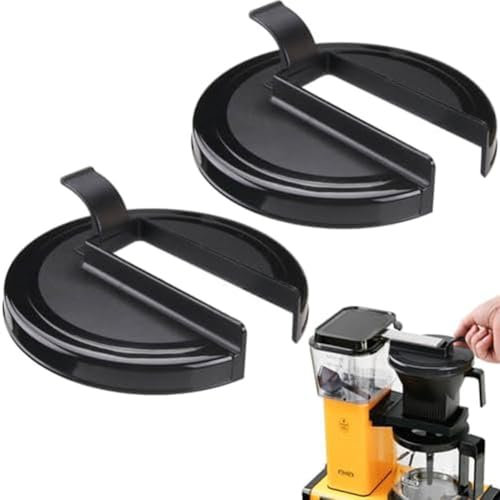 Set mit 2 Deckeln für Moccamaster-Brühkörbe, entwickelt für hohe Temperaturbeständigkeit und Sicherheit