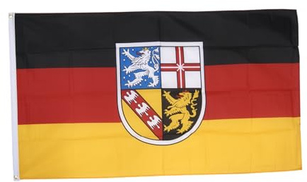 Flaggenfritze Fahne Flagge Saarland 90 x 150 cm