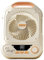 CARISSETT Ventilatore da campeggio di ricarica USB a basso rumore con luce LED pratica batteria da 10000 mAh ventilatore a velocità regolabile elettrodomestico