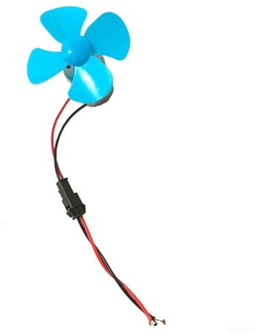 Allthingstore 1 unid aerogenerador Kit Mini motores DC Generador compacto DC Toy Material PP para proyectos de bricolaje Paquete completo de configuración