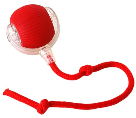 Giocattolo Elettrico per Gatti - Palla Rotolante Intelligente per Animali Domestici - Si Muove In Modo Irregolare Quando Incontra Ostacoli, Stimolare Gli Istinti Di Caccia Dei Gatti, Ricarica USB