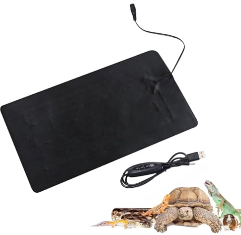 Palaufr Sämling Heizmatte,Heizung USB Betrieben Heizer - Innen Leder Pflanzen Wachstums Warmer - Für Außen Garten Gewächshaus Keimung Klonen Pflanzen Reptil Schlange Schildkröte