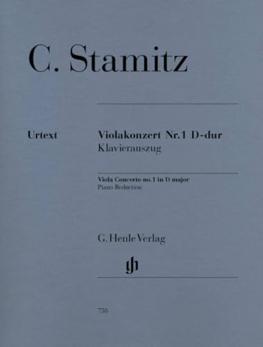 Viola Concerto no. 1 D major - viola and orchestra - piano reduction with solo part - (HN 758): Instrumentation: Viola and Piano, Viola Concertos